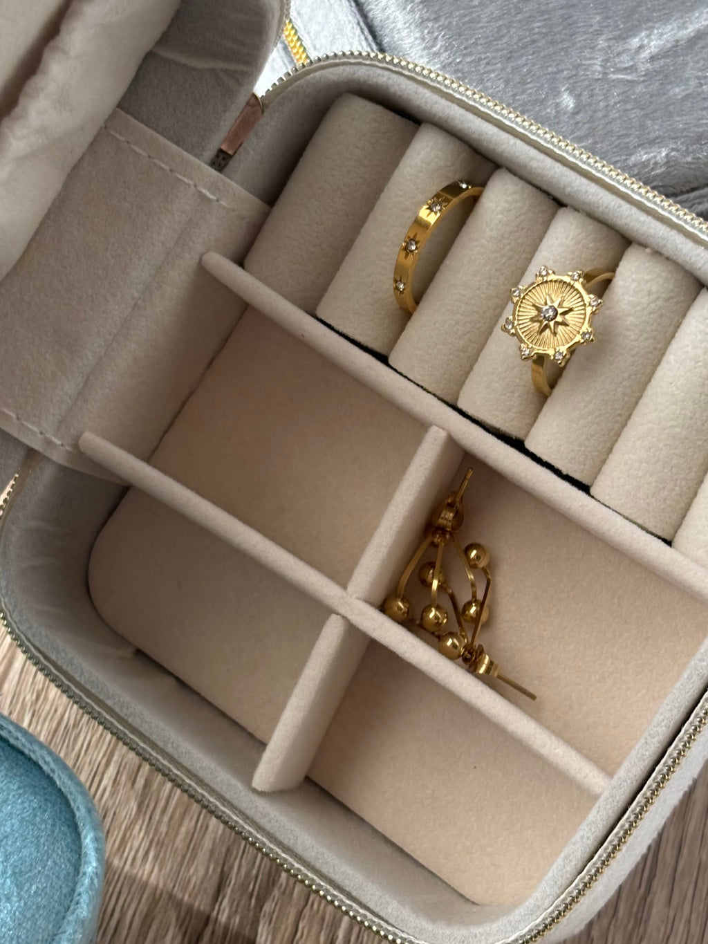 Joyero viaje terciopelo