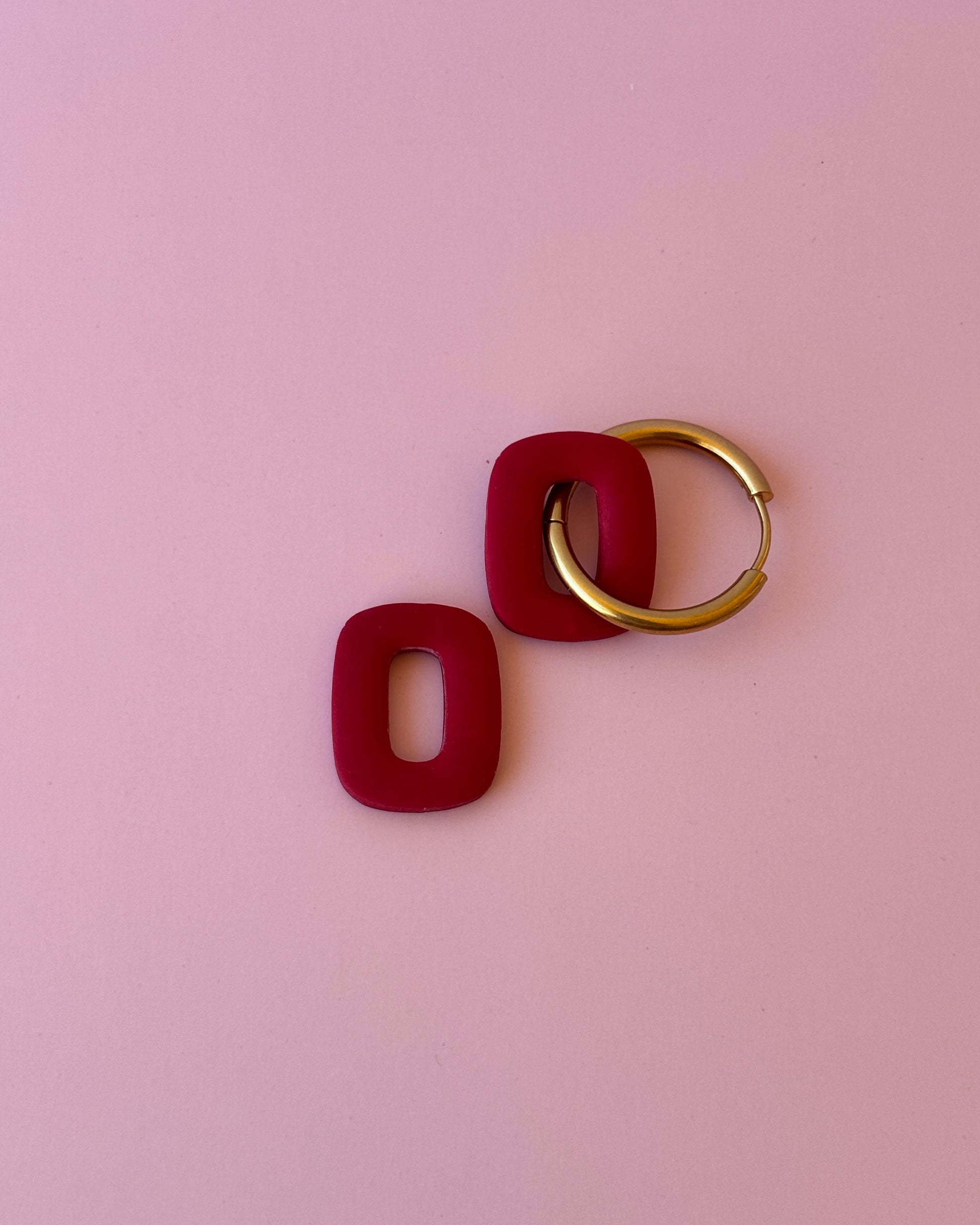 Charms donut rojo