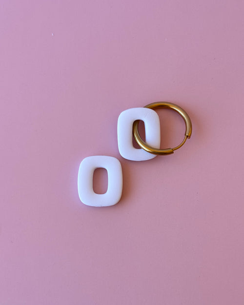 (Charms donut blanco