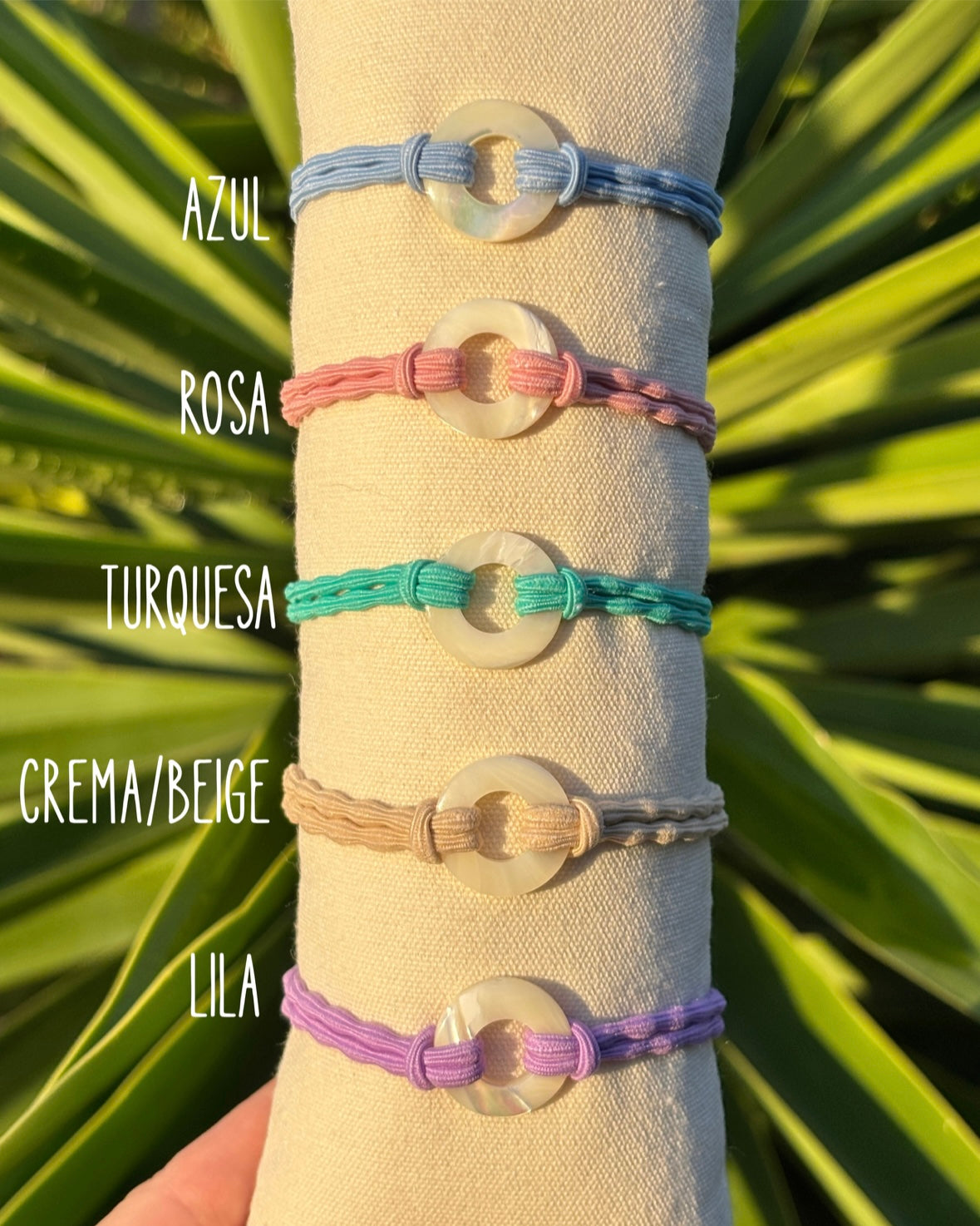 Pulsera elástica cordón