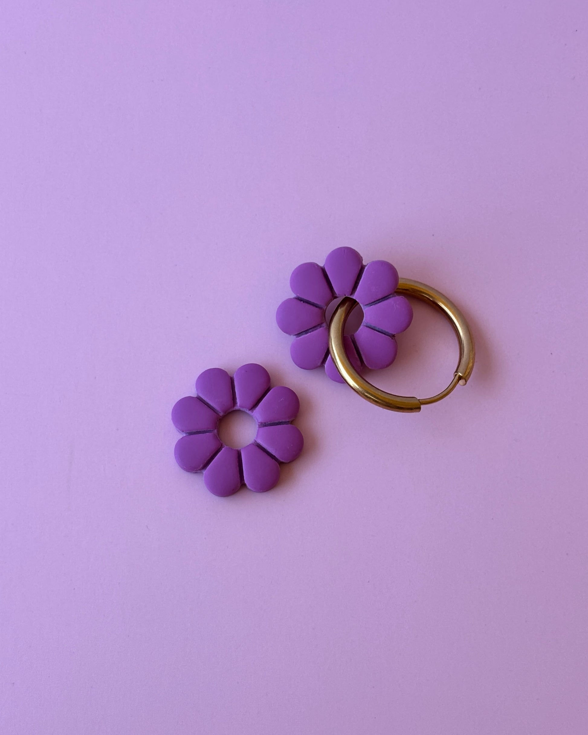 Charms flor 4 malva