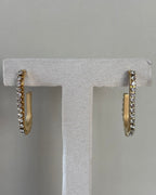 Shiny circle earrings