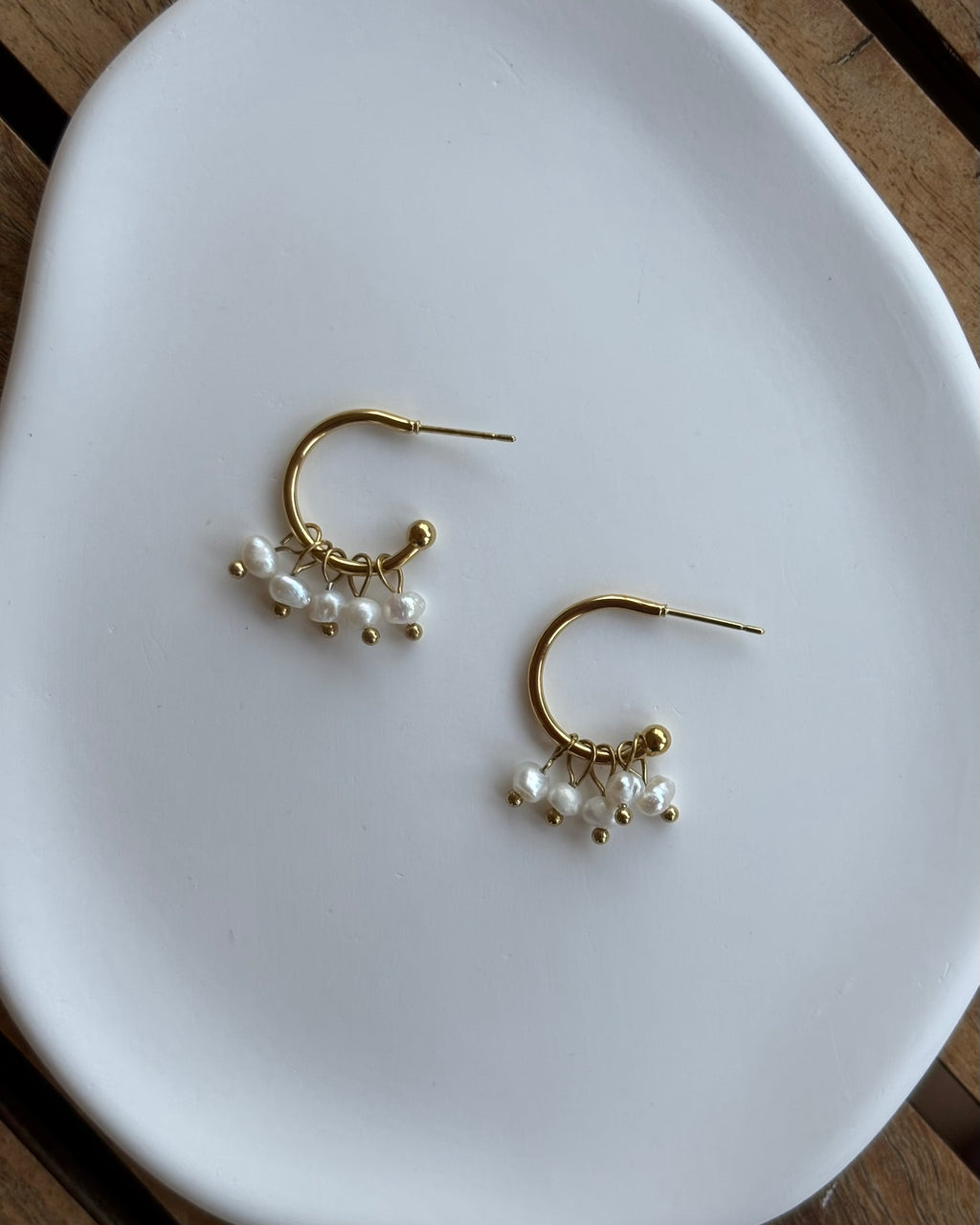 Multi Pearl Earrings