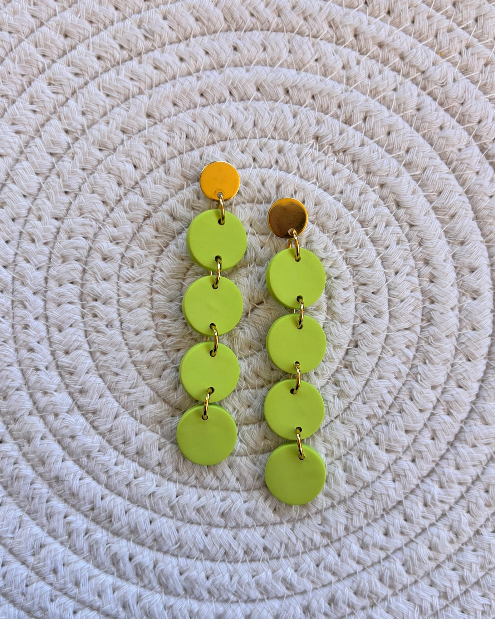 Pendientes candy verde