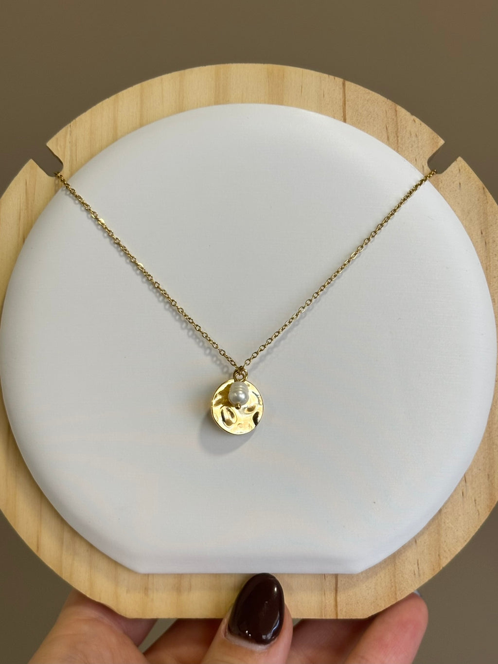 Collar mini pearl