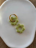 Charms Flor Verde pastel