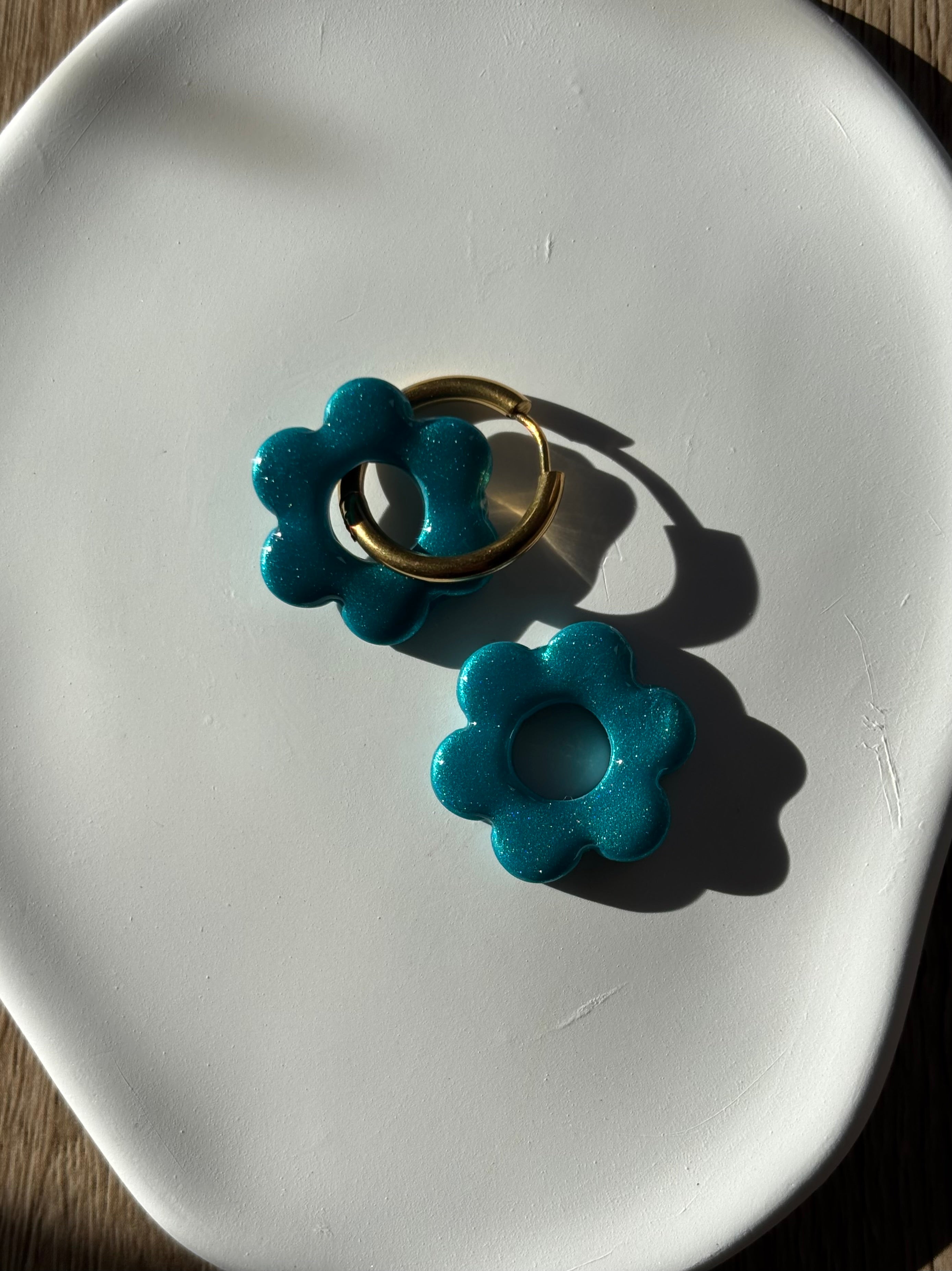 Charms Flor Azul shiny