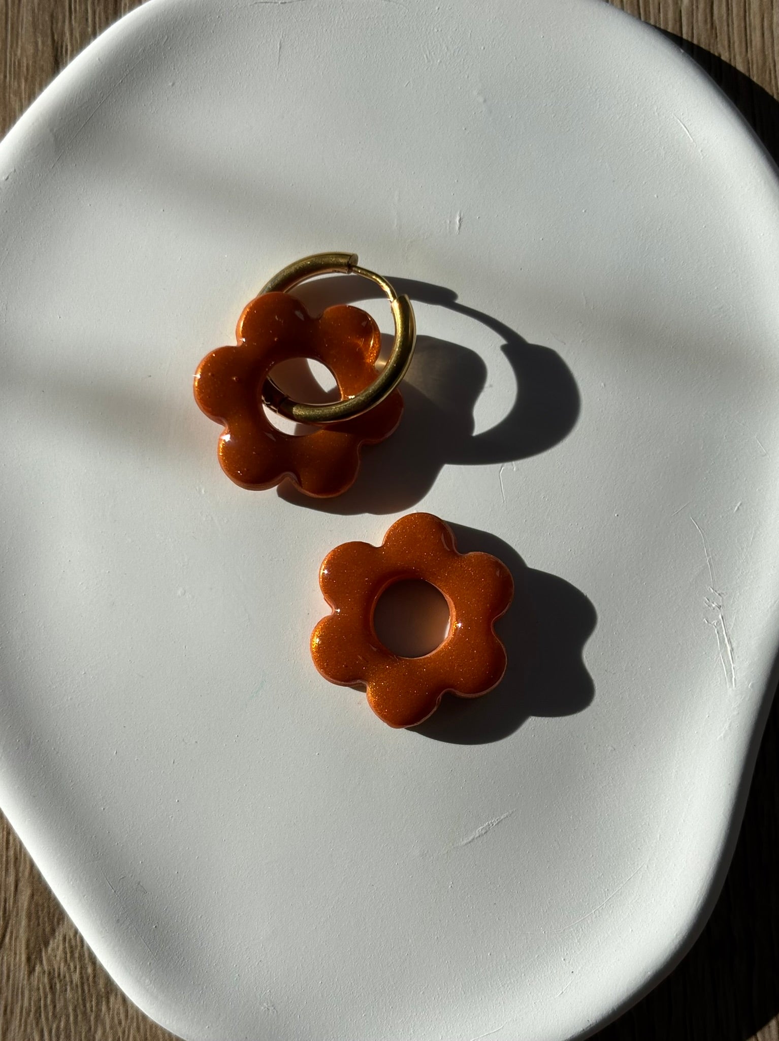 Charms Flor Naranja shiny