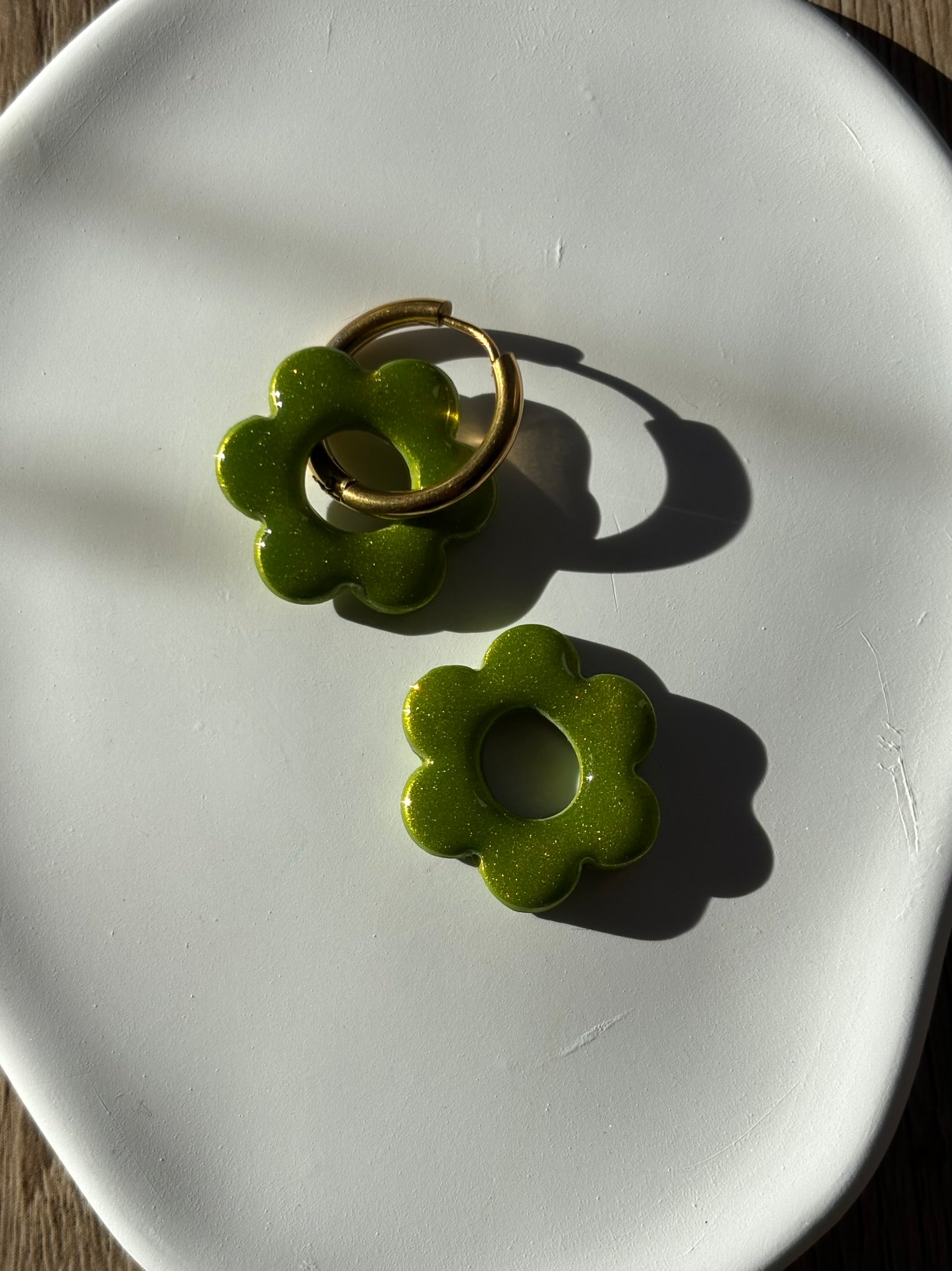 Charms Flor Verde shiny