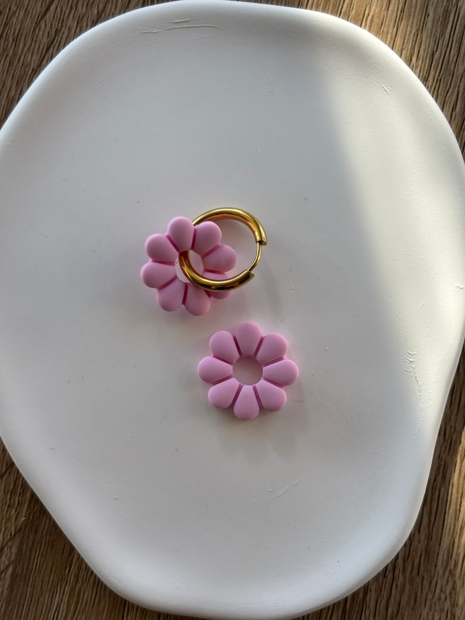 Charms Flor basic Rosa pastel