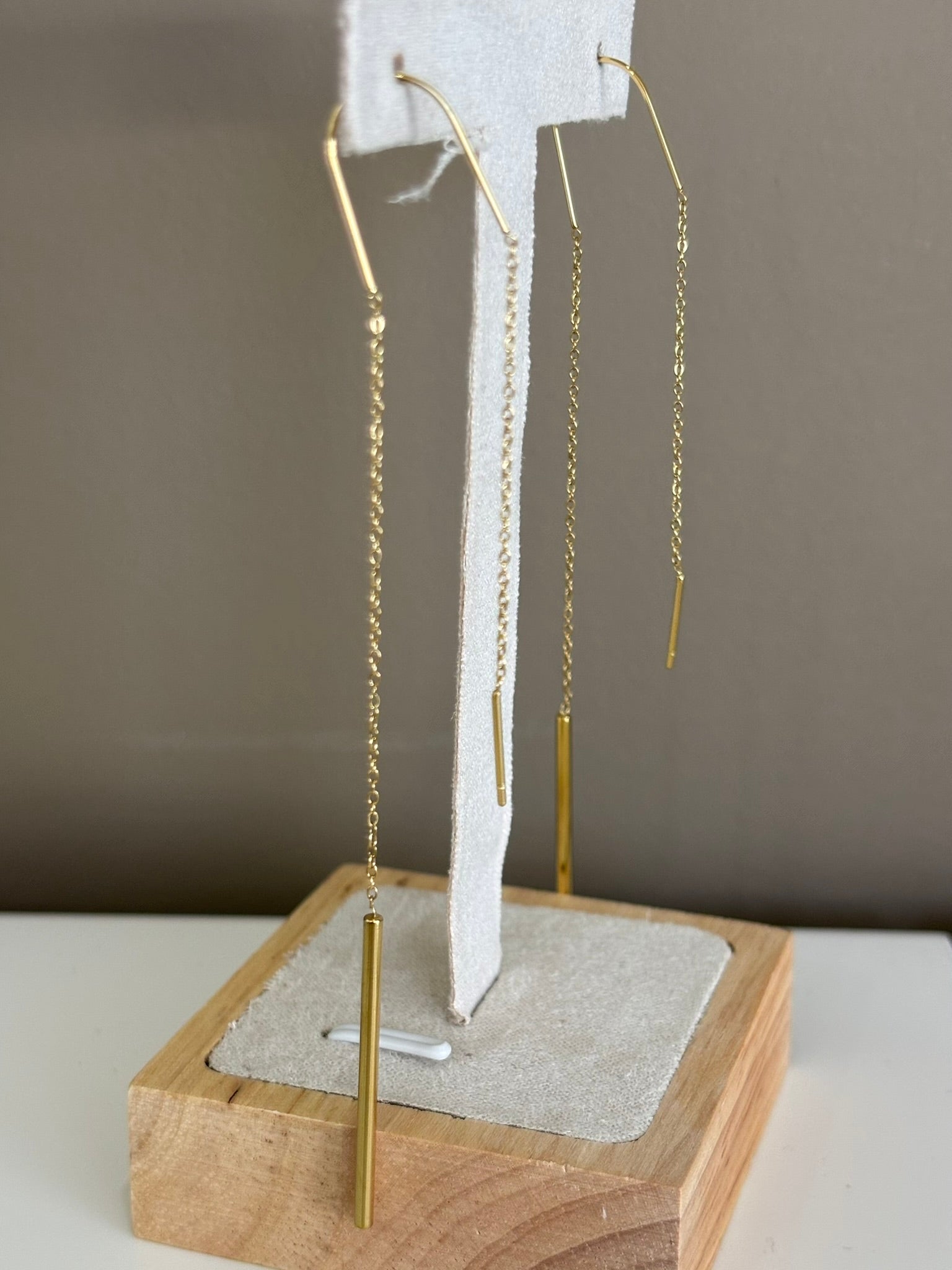 Pendientes Fine line
