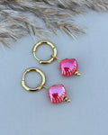 Pendientes sand rojo