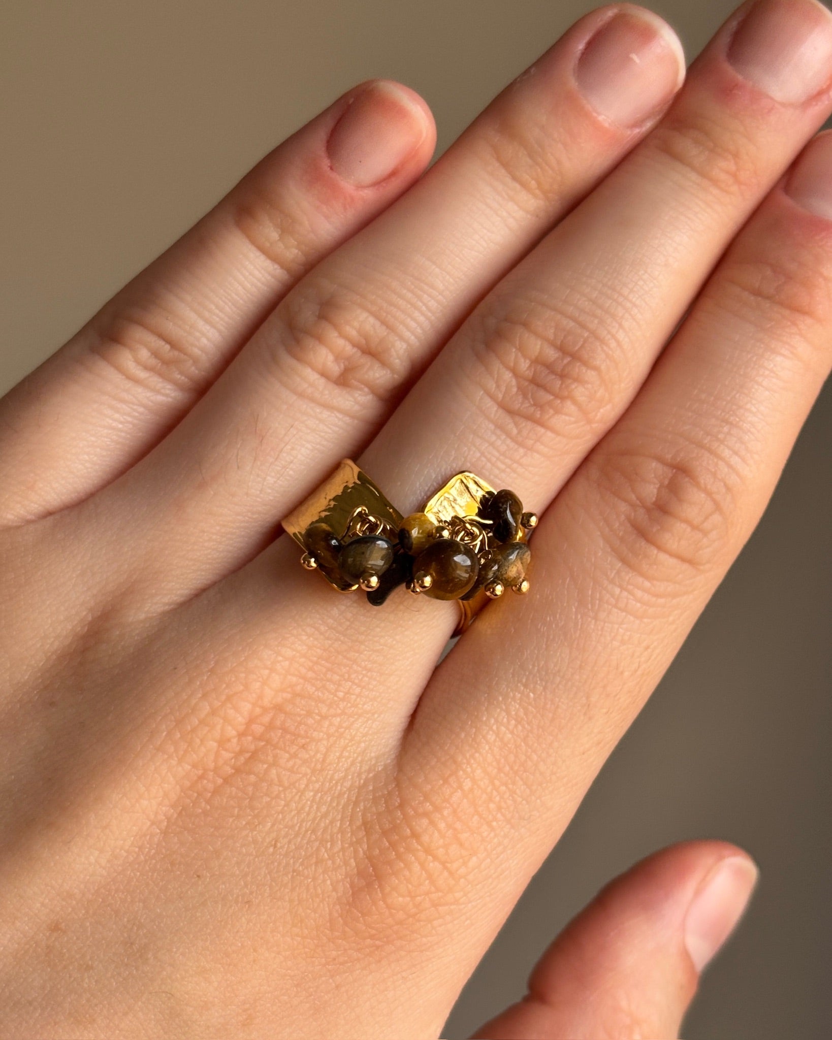 Anillo miracle marrón