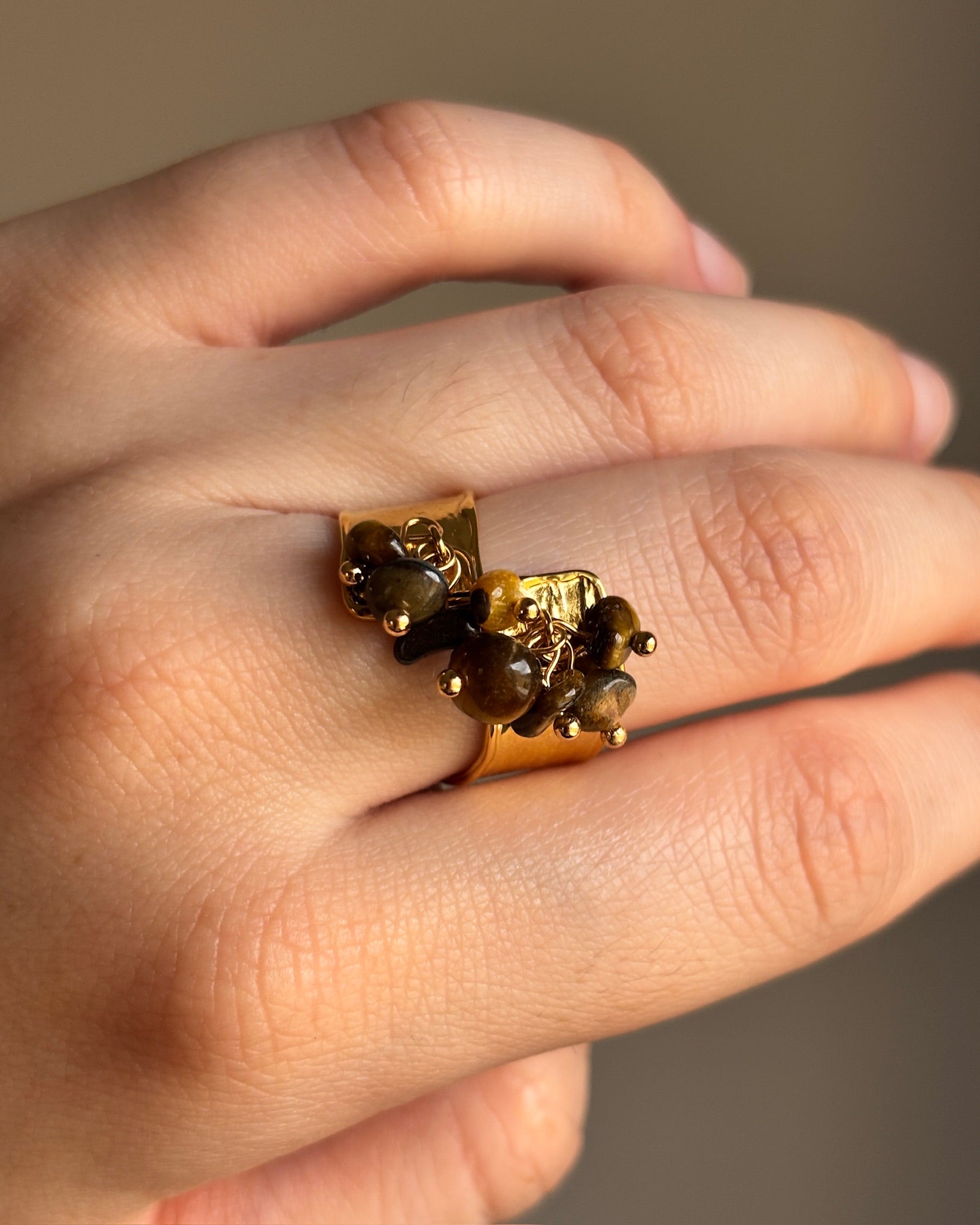 Anillo miracle marrón