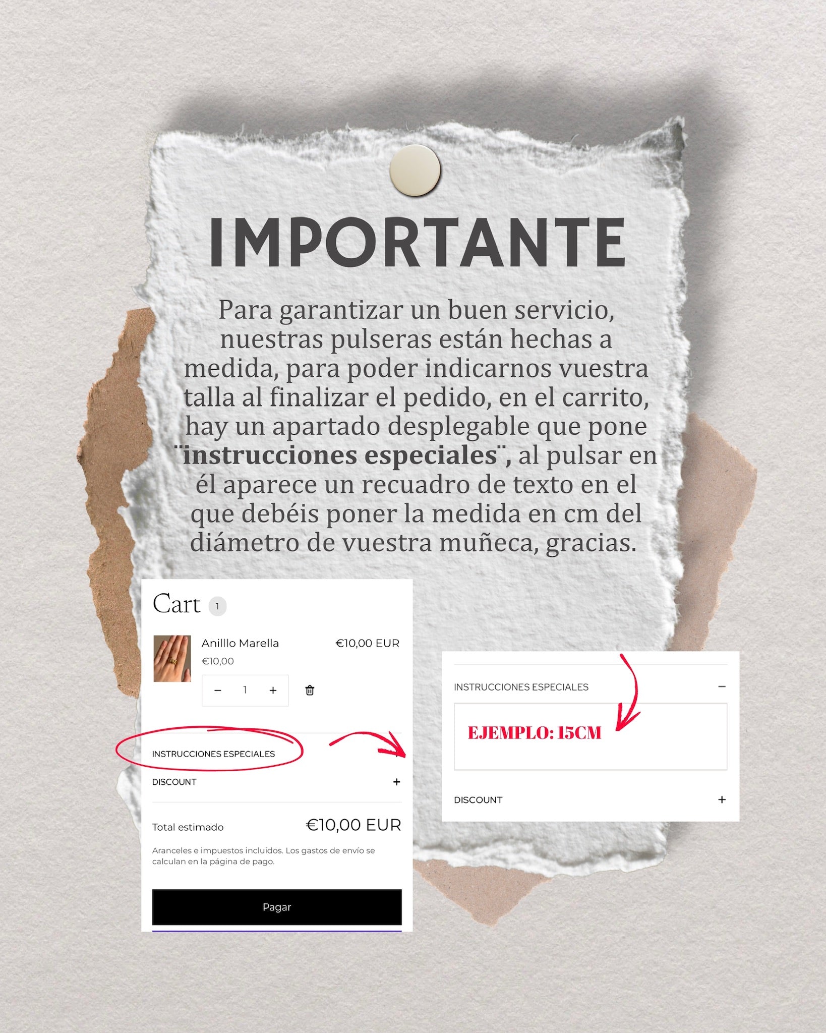 Pulsera elástica cordón