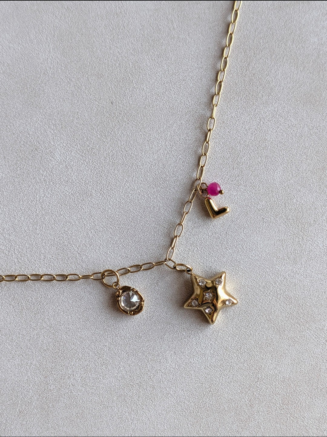 Cadena collar Charms
