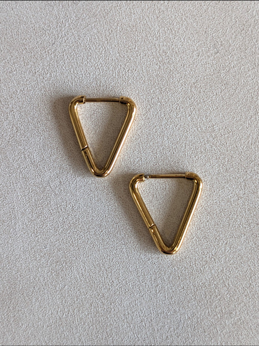 Pendientes aro triángulo