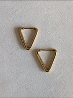 Pendientes aro triángulo