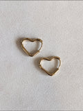 Pendientes aro corazón