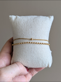 Pulsera doble ¨bolitas¨