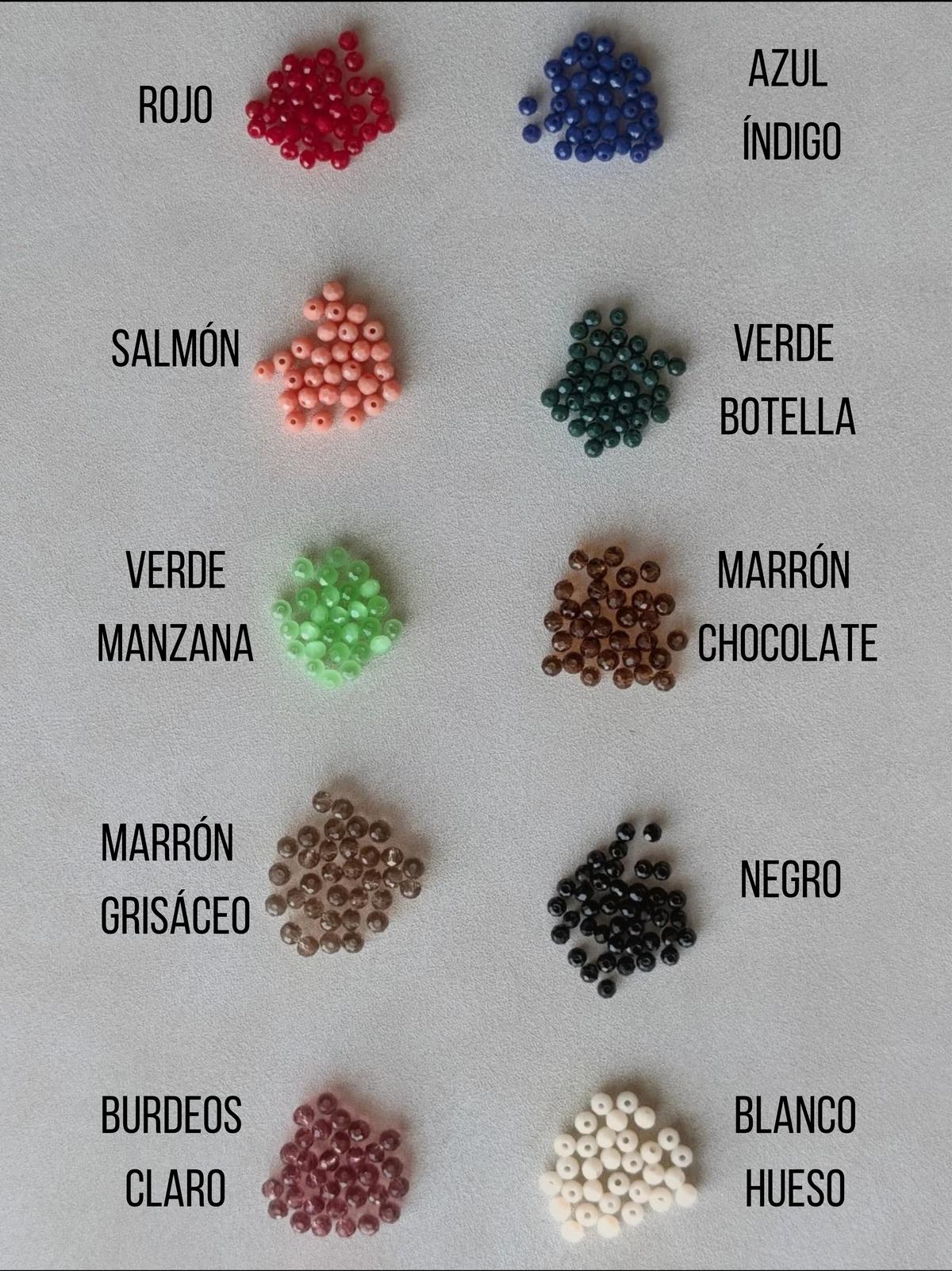 Pulsera elástica cristales facetados *charm bar*